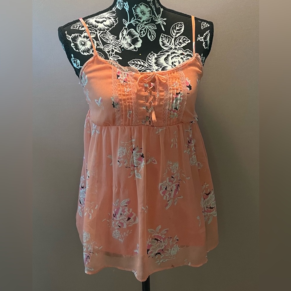 Peach Candies spaghetti strap blouse